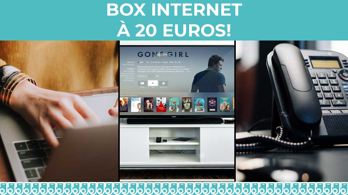 Deux box avec internet, la télévision et le téléphone à 20€ chez SFR et Free !