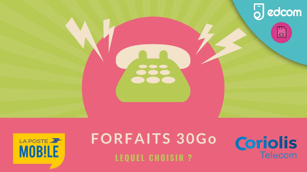 Duel des forfaits 30Go : Qui de La Poste ou Coriolis le remportera ?