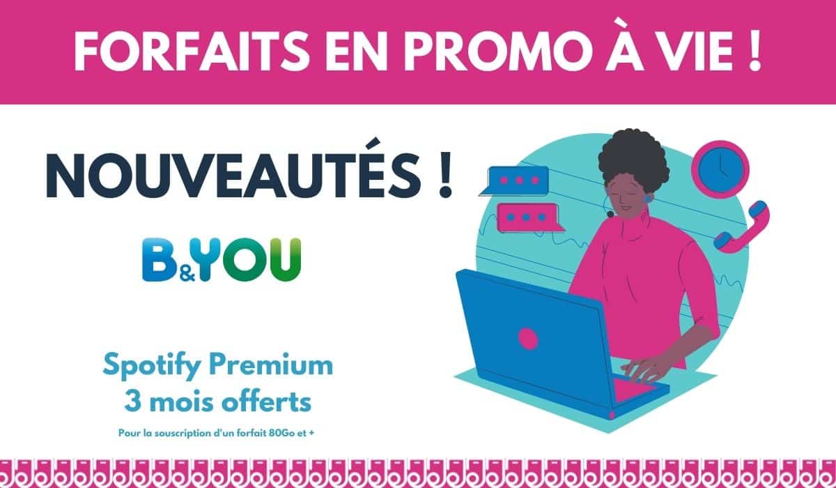 EXCLUSIVITÉS : forfaits illimités en promo à vie !