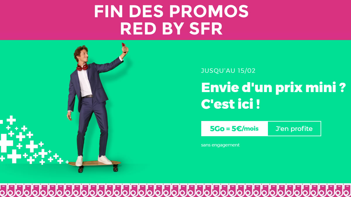 Faîtes vite ! 4 bons plans RED by SFR prennent fin ce soir
