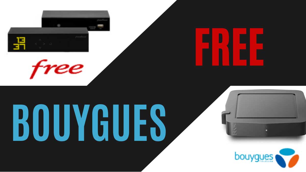 Face à face des Box + TV à 16€ : Free VS Bouygues TELECOM