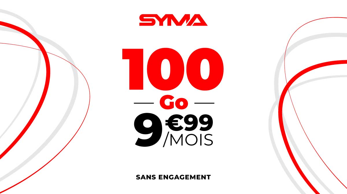 Faites une belle affaire avec ce forfait mobile 100 Go à 9,99 € par mois sans engagement !