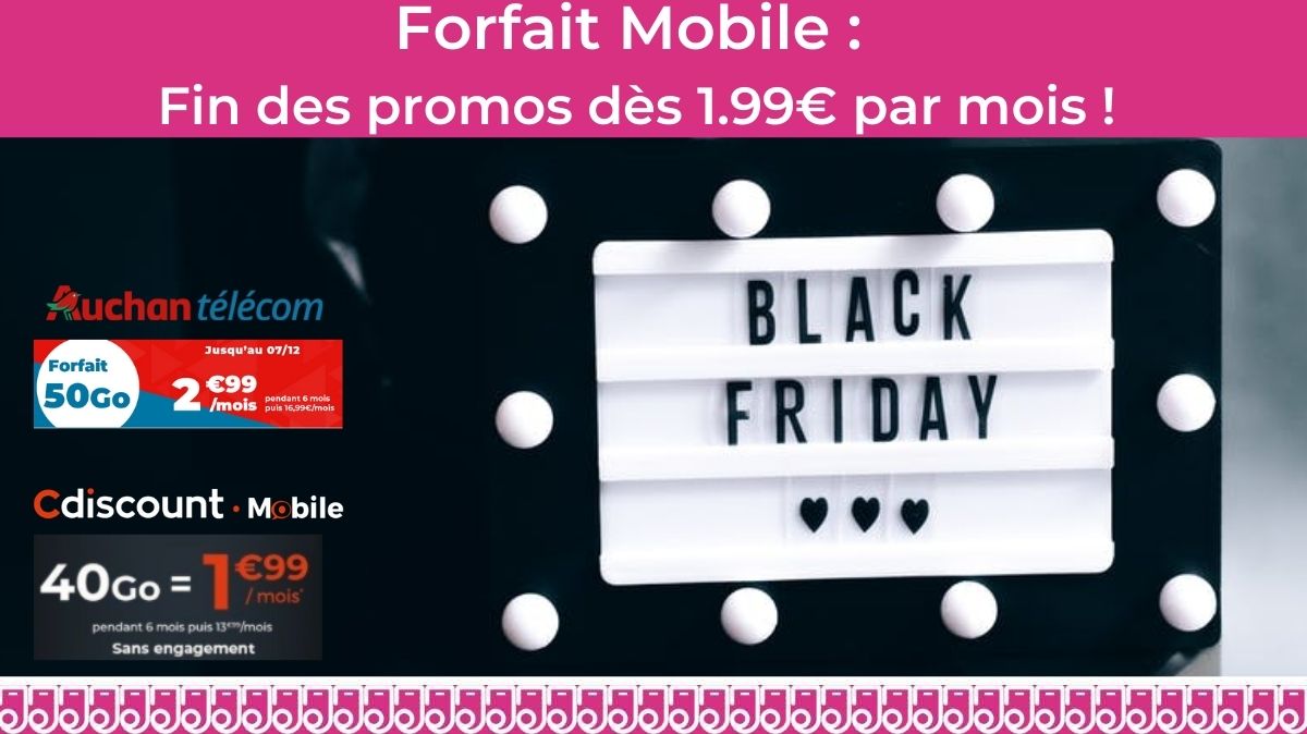 Fin des promos forfaits illimités dès 1.99€ par mois !