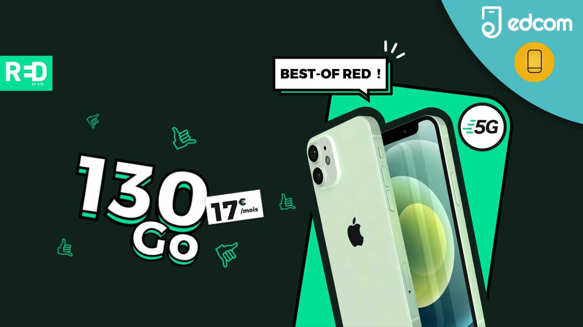 Forfait iPhone : RED by SFR lance une offre iPhone 12 à ne pas laisser passer !