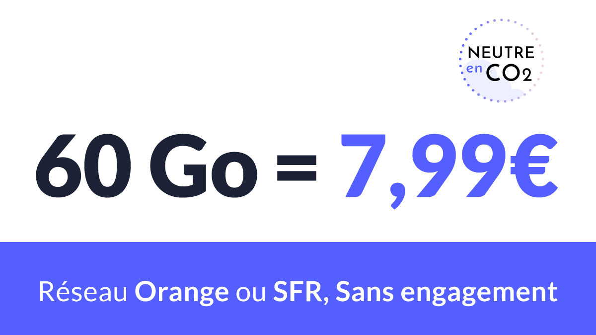 Forfait mobile 60 à 100 Go sur Orange ou SFR dès 7,99 € par mois : dernier jour pour en profiter !