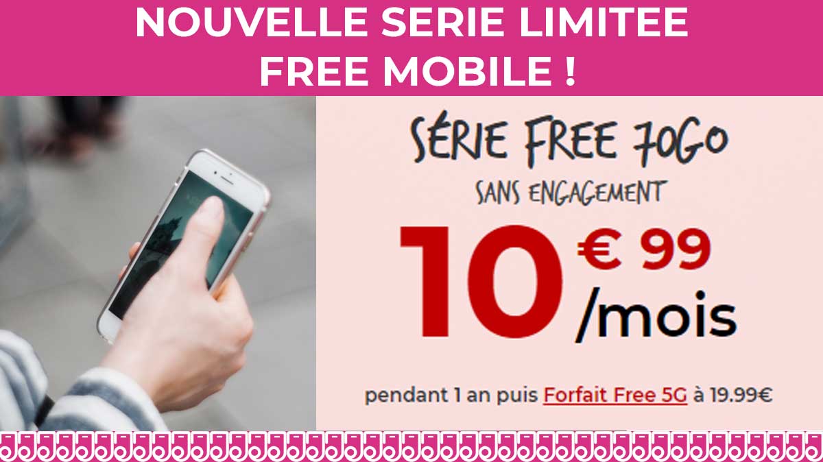Forfait mobile : Nouvelle promo Free mobile disponible jusqu'au 16 février