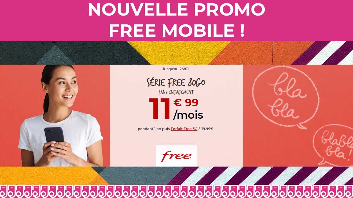 Forfait mobile : Nouvelle promo Free mobile disponible en série limitée !