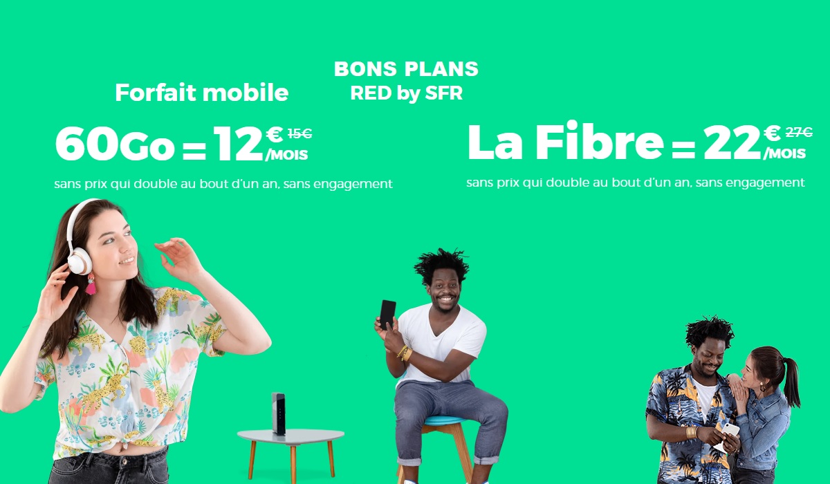 Forfait mobile et BOX : Les bons plans RED by SFR à saisir