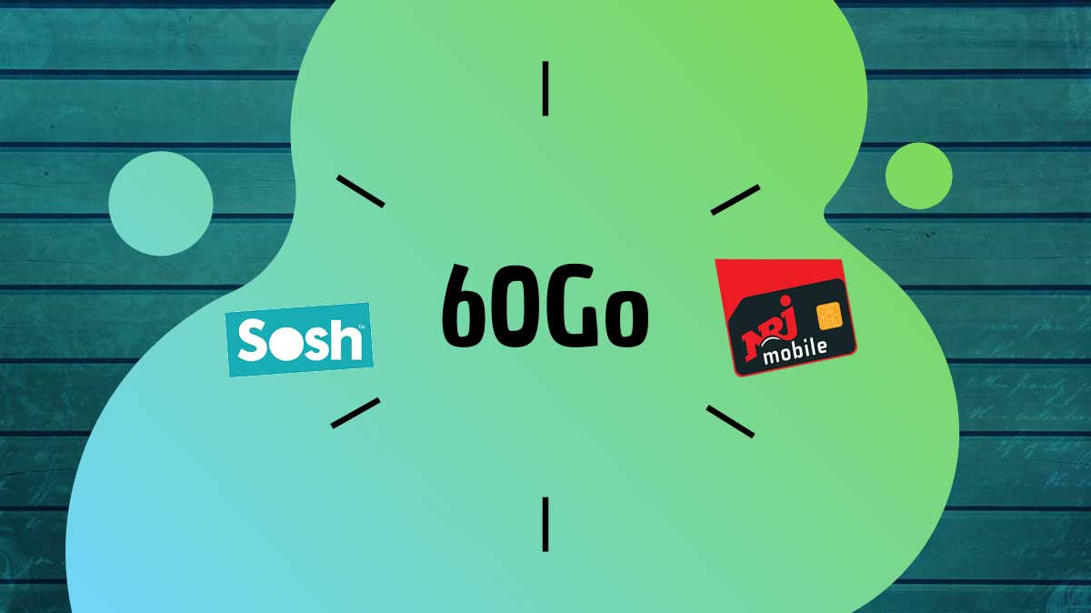Forfait mobile illimité : découvrez deux offres complètes avec 60Go de 4G avec Sosh et NRJ Mobile !