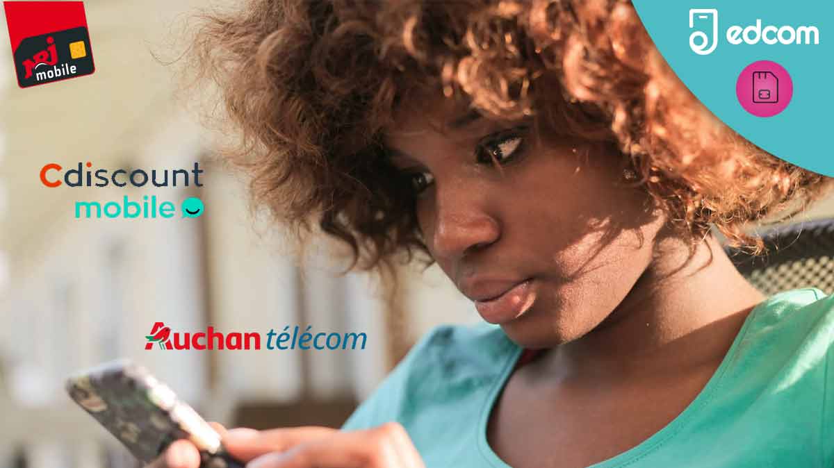 Forfait mobile pas cher Auchan, Cdiscount et NRJ : Les 6 promos dévoilées ce vendredi