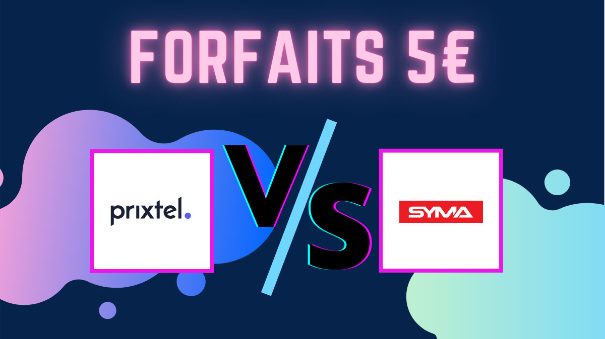 Forfait mobile pas cher à moins de 5€ : Prixtel vs. Syma !