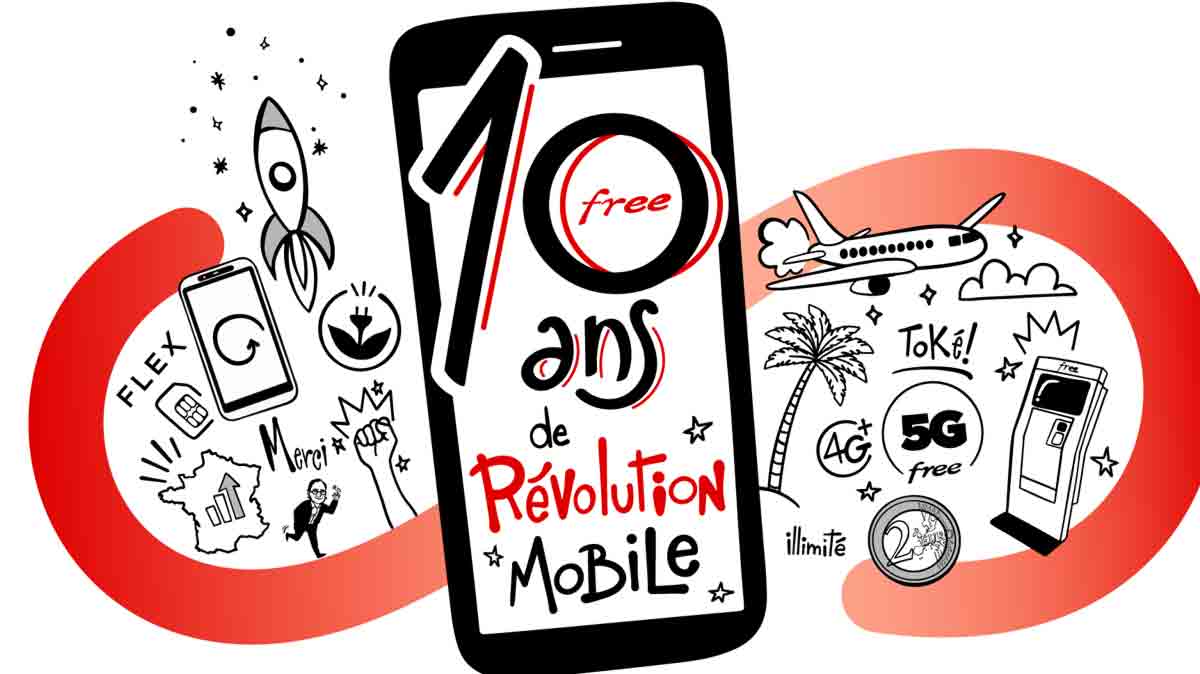 Forfaits mobiles FREE : Deux nouvelles promotions pour fêter les 10 ans de l'opérateur