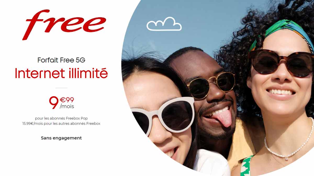 Free Mobile : Le seul opérateur avec un forfait mobile avec data illimitée en 4G et 5G à moins de 10€ !