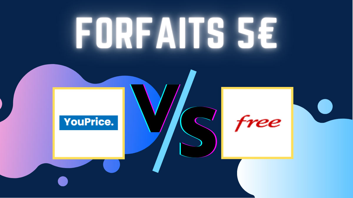 Free Mobile et Youprice vous font faire des économies grâce à leurs forfaits pas chers à 5€ !