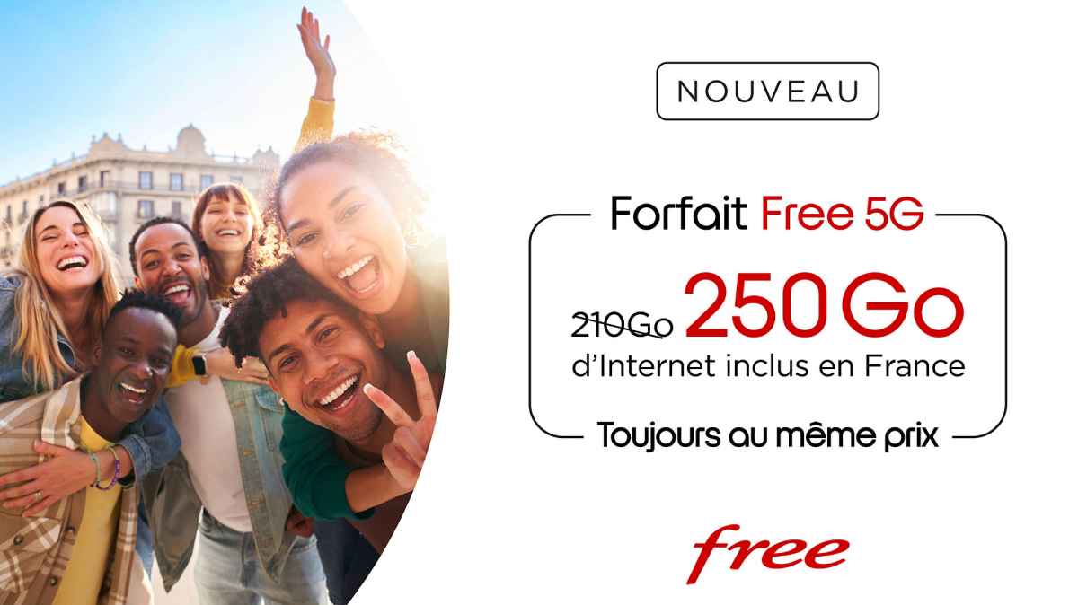 Free frappe fort pour la rentrée : Son forfait mobile phare 5G passe de 210 à 250 Go sans supplément