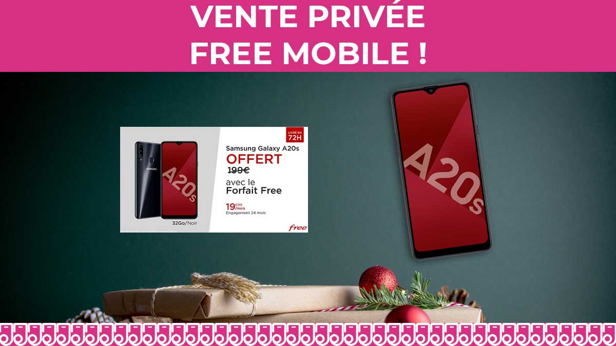 Free mobile vous offre un téléphone gratuit via sa nouvelle vente privée le 30 novembre à 19h !