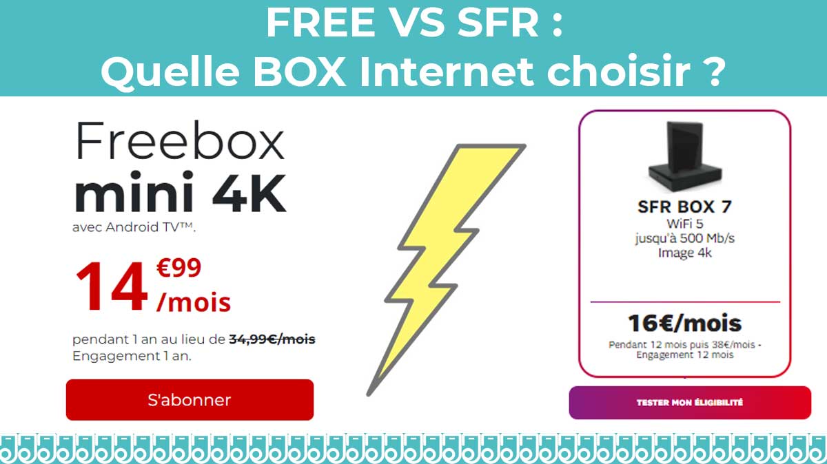 Free vs SFR : quelle offre internet à petit prix choisir ?