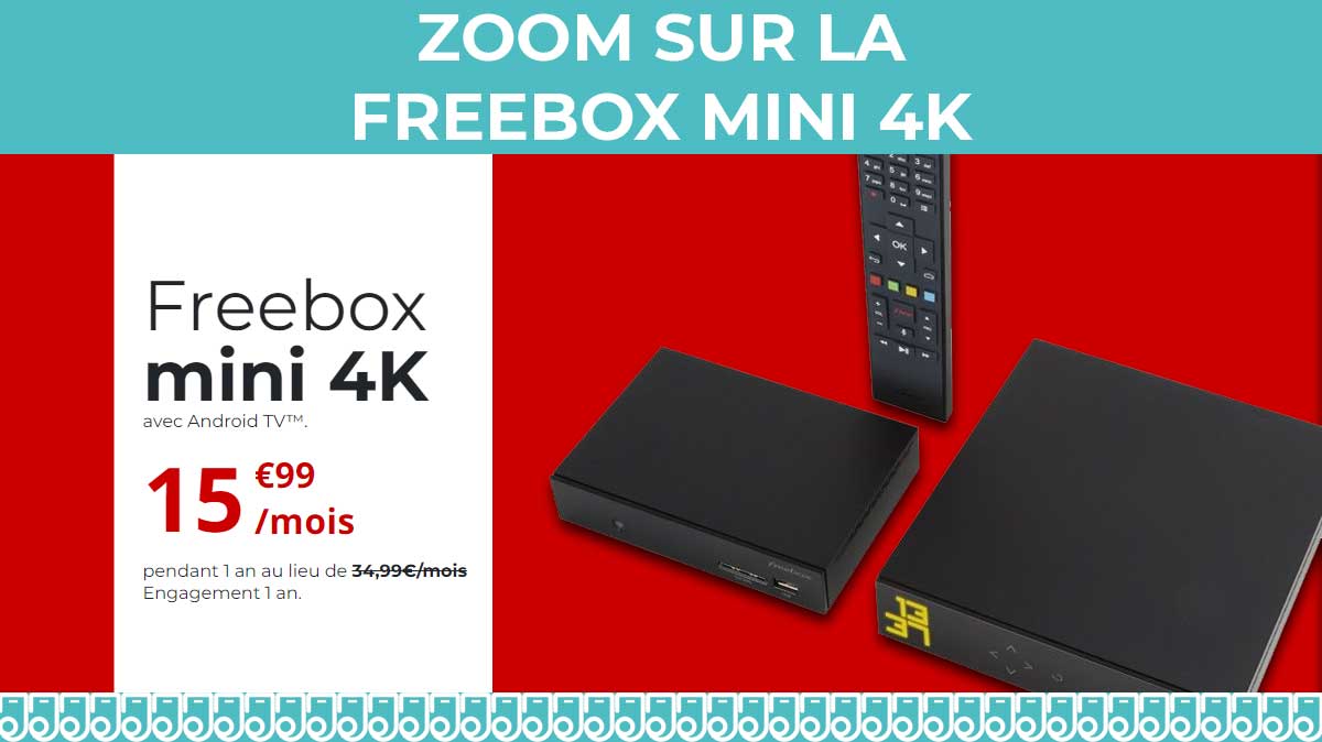 Freebox Mini 4K : découvrez la box internet pas cher de Free à seulement 15,99€ !