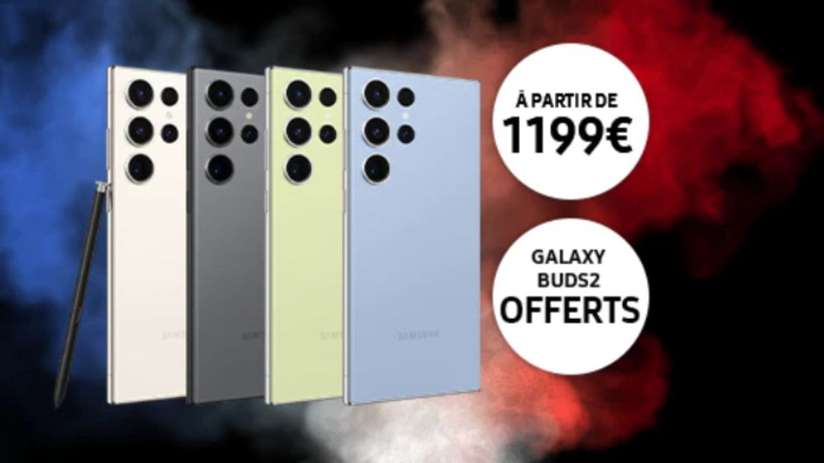 French Days Samsung : le Galaxy S23 Ultra en promo avec votre paire de Galaxy Buds2 offerte !