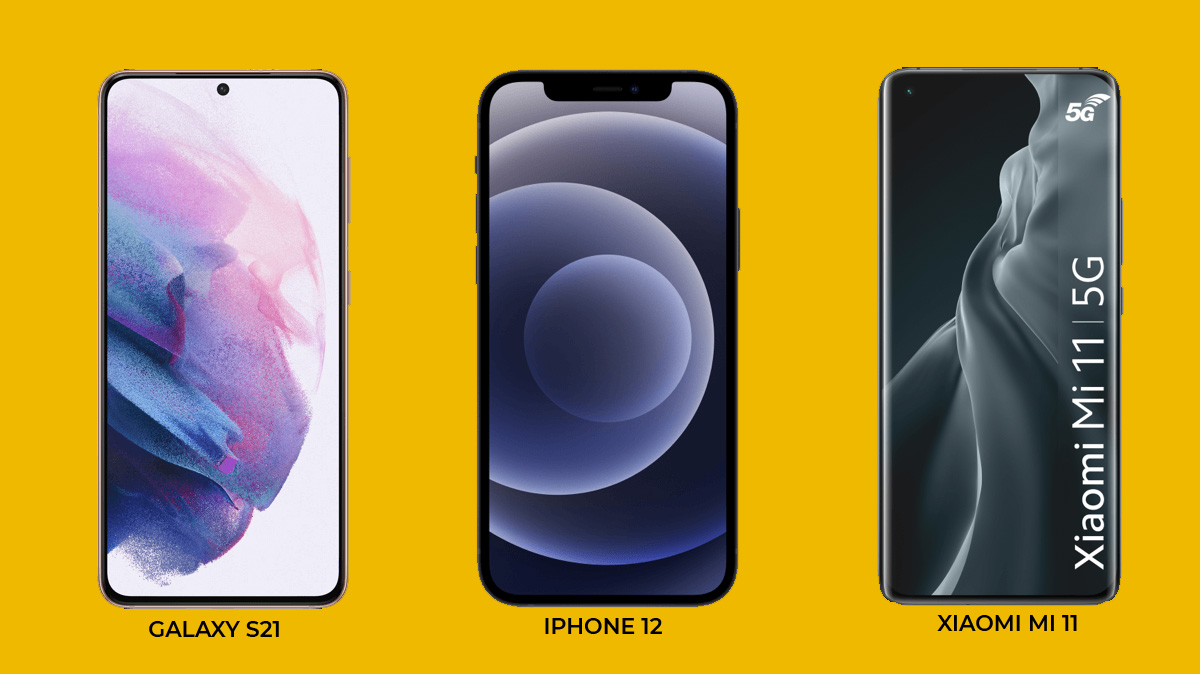 Galaxy S21, iPhone 12 ou Xiaomi Mi 11 : lequel allez-vous acheter ?