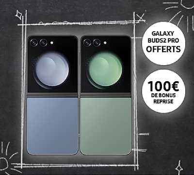 Samsung Galaxy Z Flip5 promo rentree