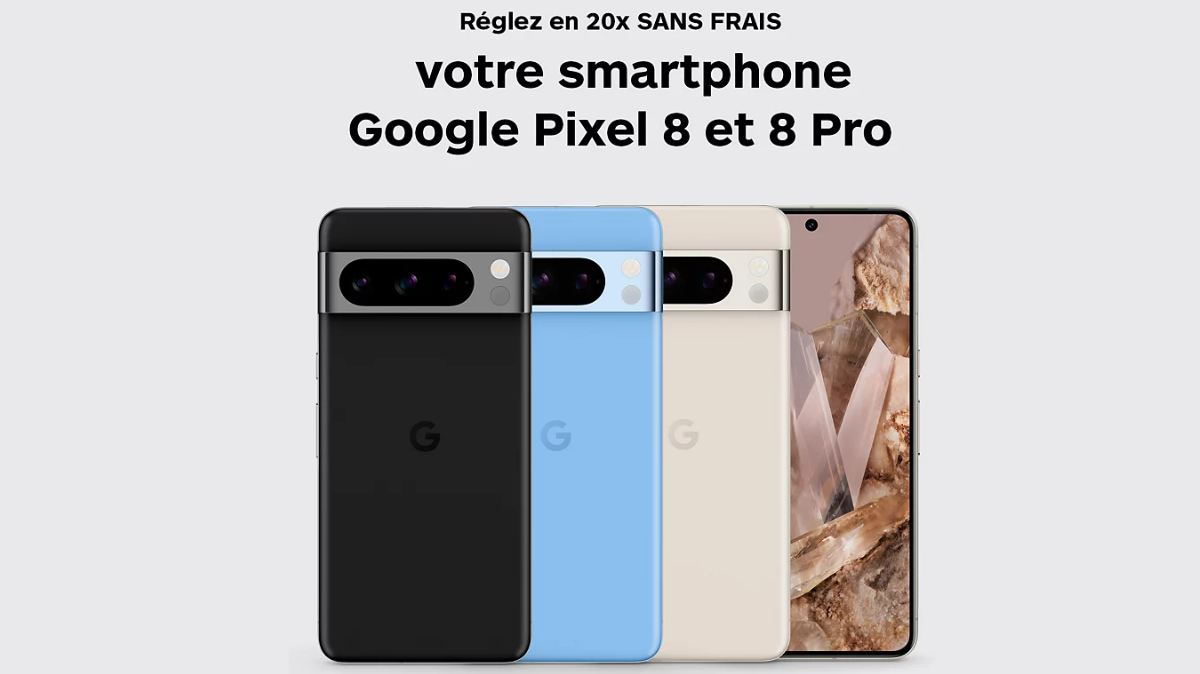 Google Pixel 8 et 8 Pro : un financement spécial en 20 fois sans frais pour le lancement chez Boulanger