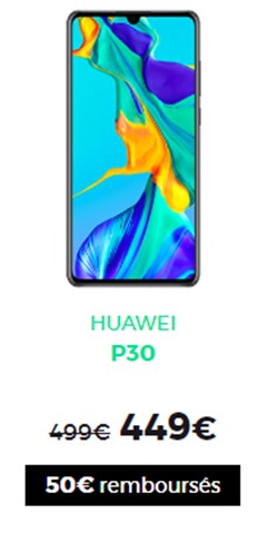 Huawei P30 Red by SFR