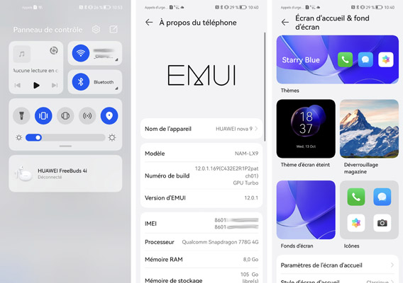 Huawei Nova9 interfaces 3