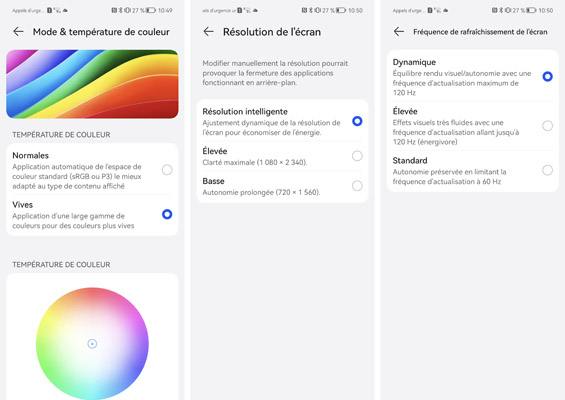 Huawei Nova9 interfaces 4