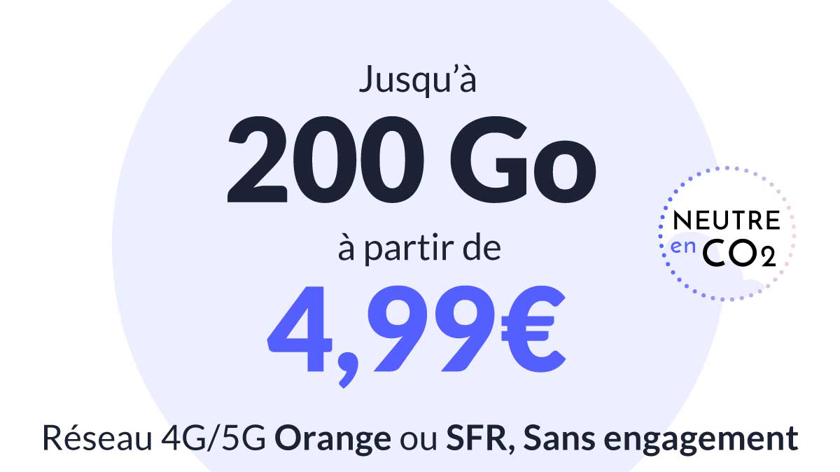 Incroyable : un forfait à prix cassés dès 4,99€ par mois sur Orange ou SFR !