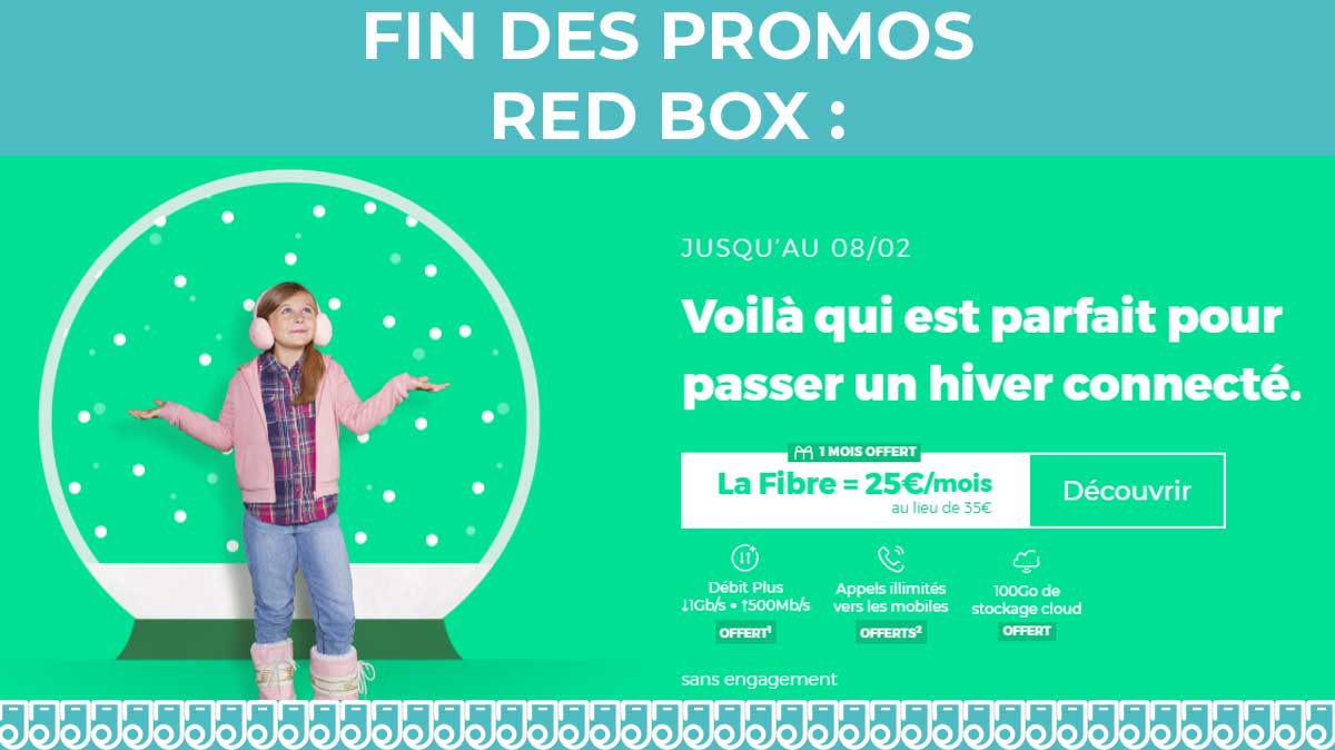 Internet pas cher : Dernier jour pour saisir les promos RED Box
