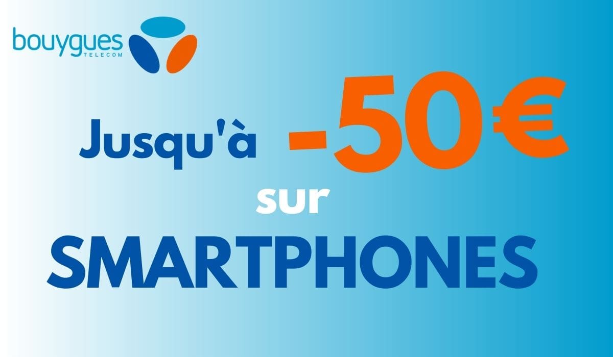 Jusqu'à -50€ grâce aux codes promo sur les smartphones !