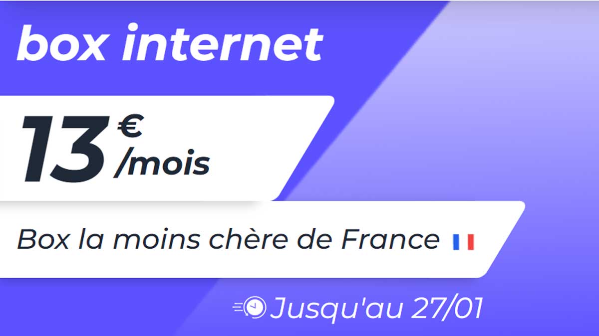 La Box Internet à 13€ en vente privée : C'est déjà la fin !