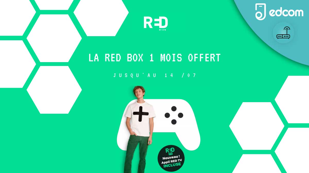 La RED BOX INTERNET ADSL ou FIbre offerte 1 mois est de retour !