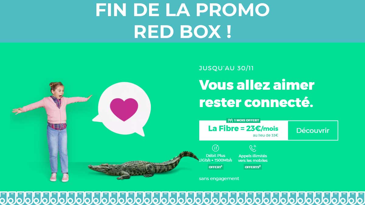 La Red Box avec un mois gratuit ne sera plus en promotion après minuit !