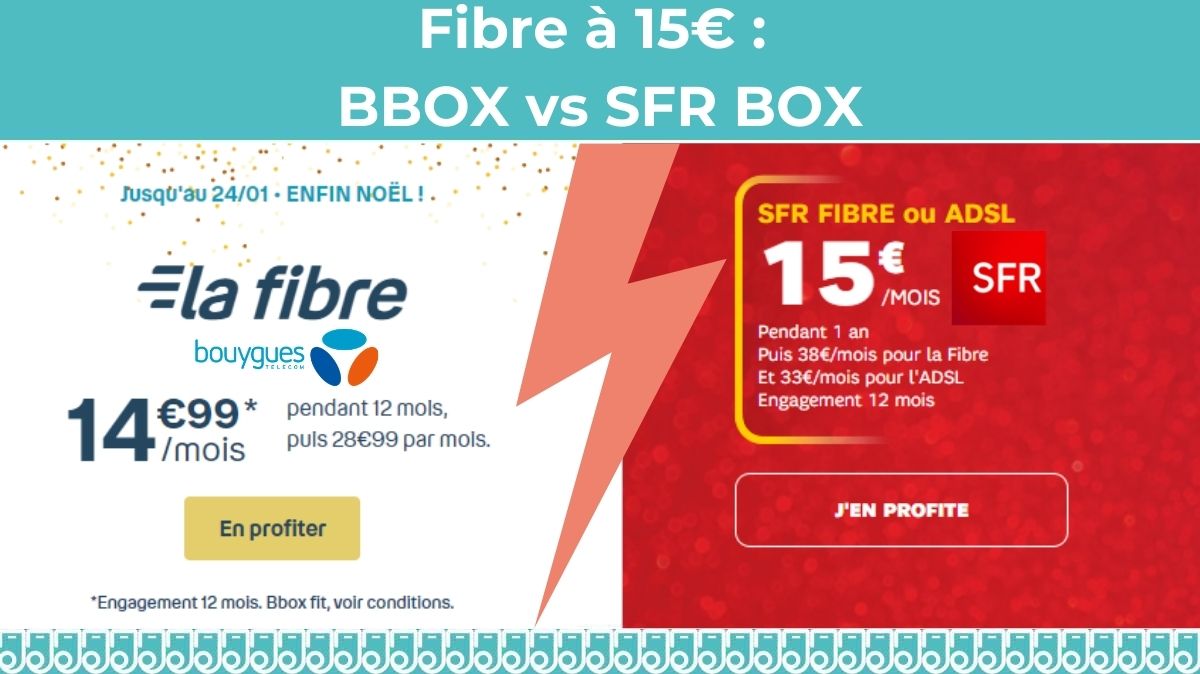 La fibre à prix cassé chez Bouygues Telecom et SFR