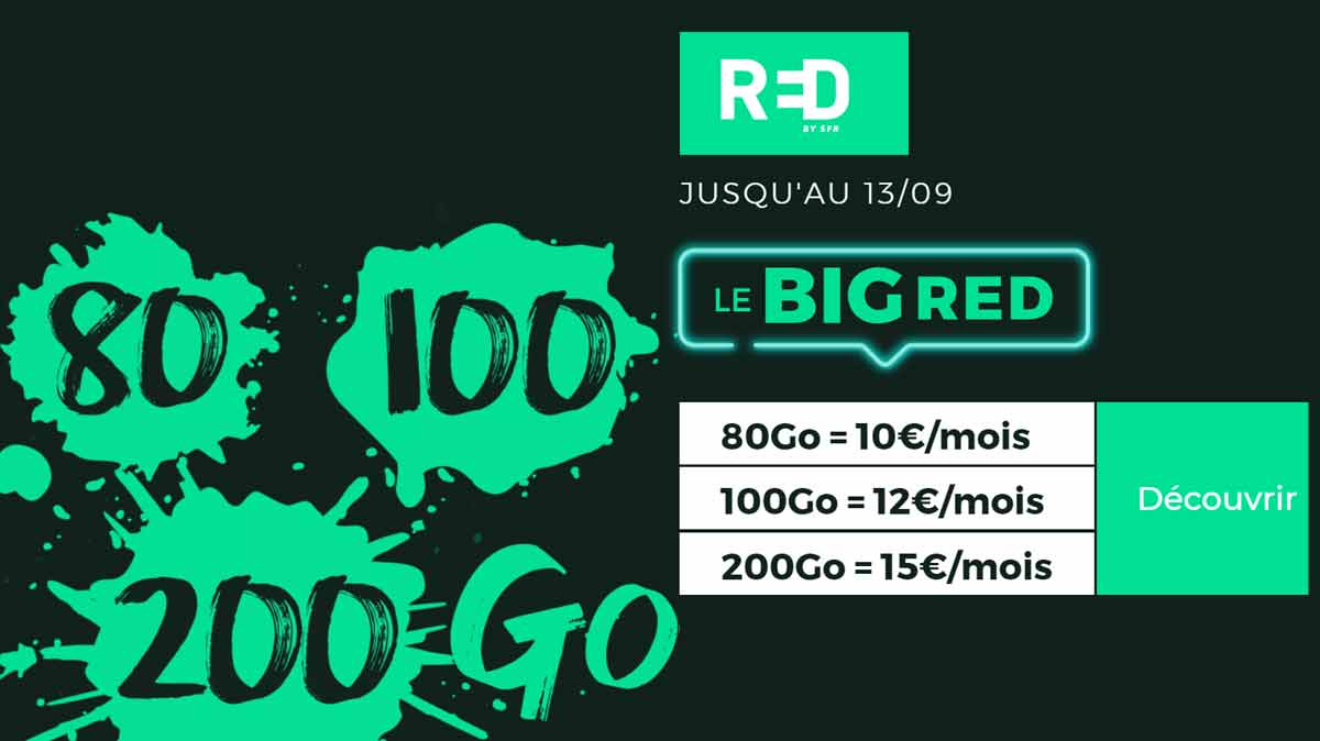 La grande riposte RED by SFR face à Free et Bouygues Telecom