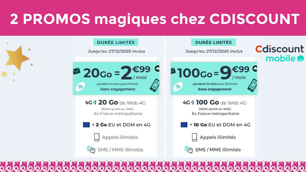 La magie de Noël opère toujours chez Cdiscount avec 2 sublimes promos !