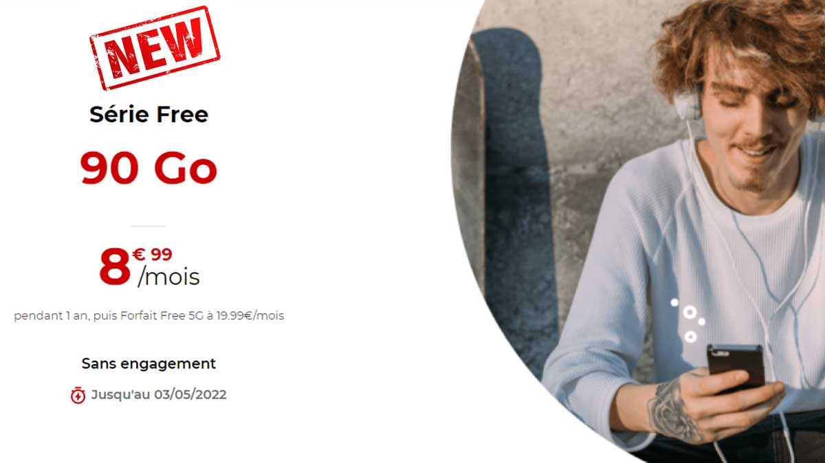 La nouvelle Série Free Mobile illimitée à moins de 9€ est de sortie