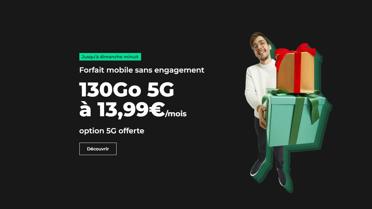 La promo Black Friday RED by SFR se termine bientôt ! Saisissez ce forfait 5G à prix canon avant qu'il ne disparaisse...