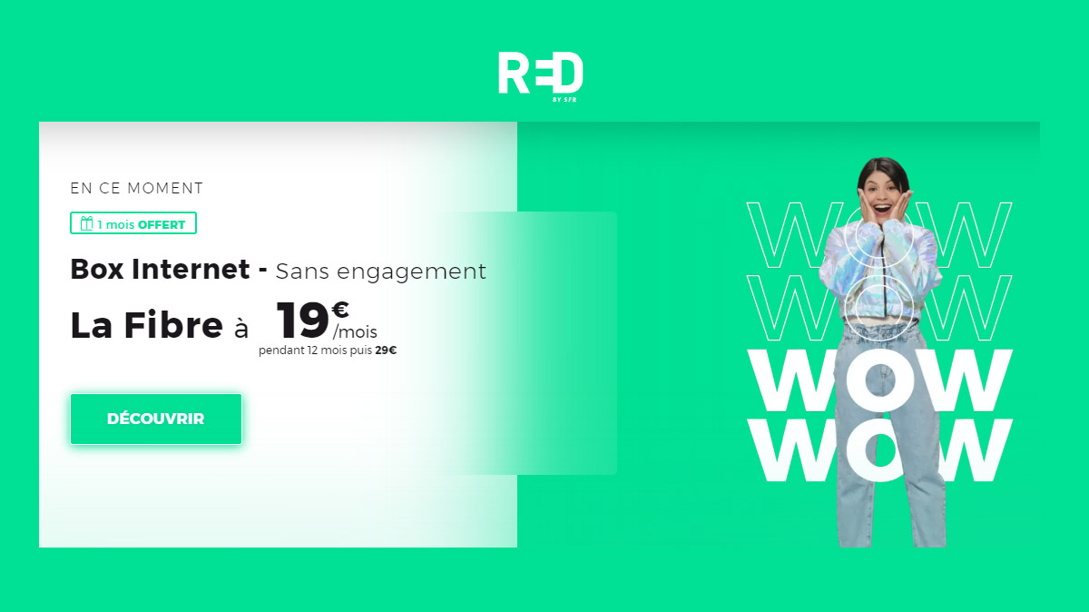 La promo RED box à moins de 20€ et avec un mois gratuit ne sera bientôt plus disponible !