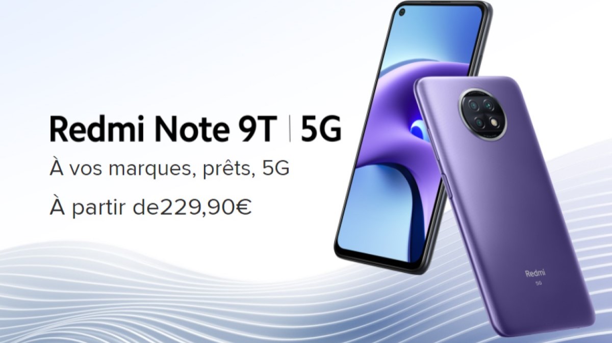 Lancement des ventes du Redmi Note 9T 5G !