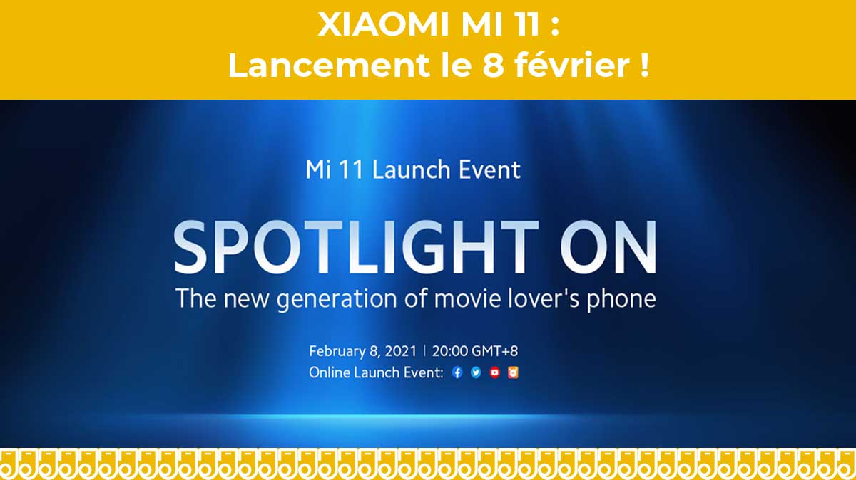 Lancement du Xiaomi Mi 11 en France le 8 février