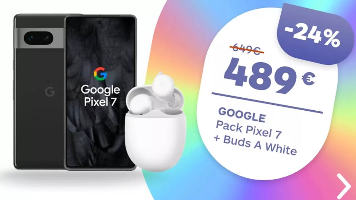 Le Google Pixel 7 profite d'une remise de 24% avec des Buds A offerts chez Boulanger pour la rentrée