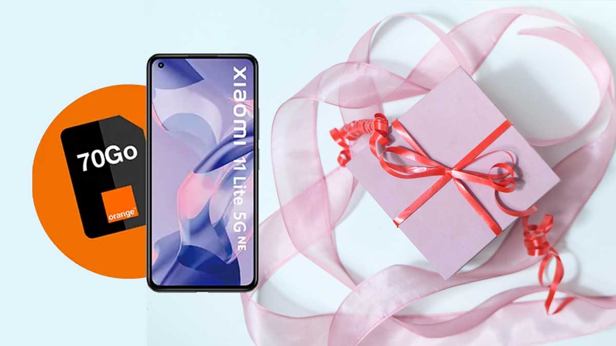 Le Xiaomi 11 Lite 5G à prix séduisant et le forfait Orange 70Go à 9.90€... Le cadeau parfait pour la fête des mères !