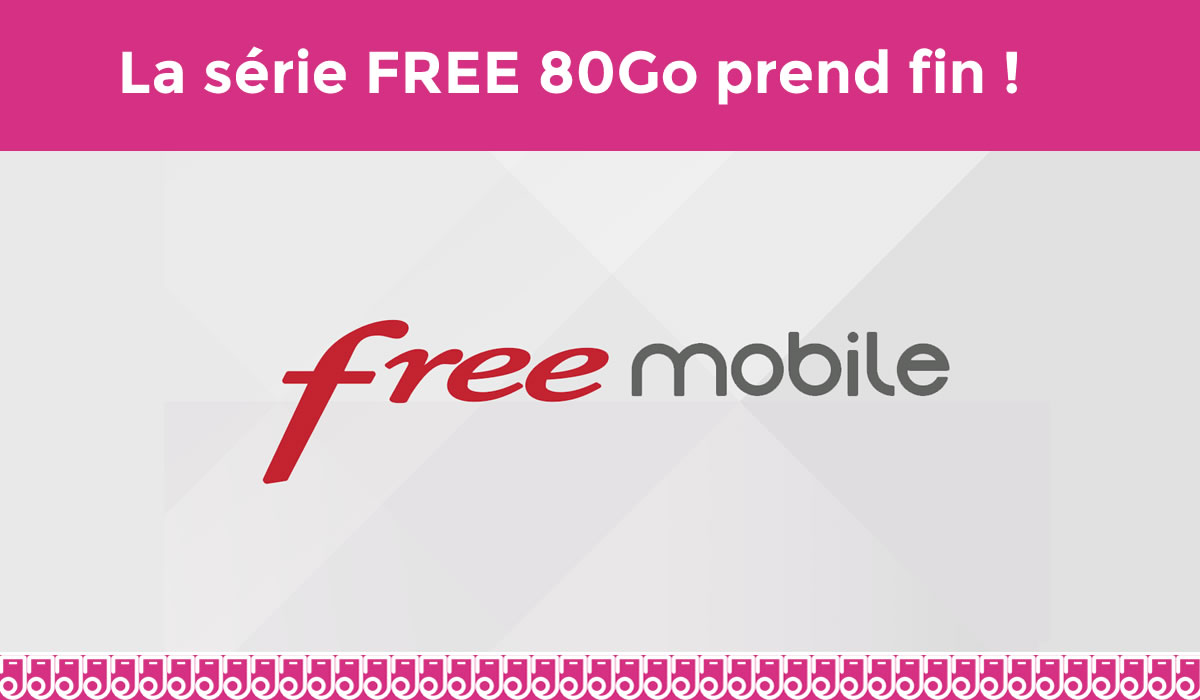 Le compte à rebours affiche moins de 24H pour la série Free 80Go