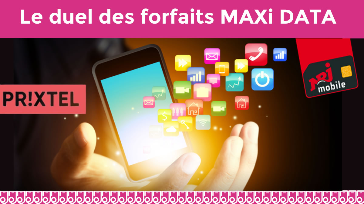 Le duel des MAXI promos avec MAXI data pour votre forfait mobile !