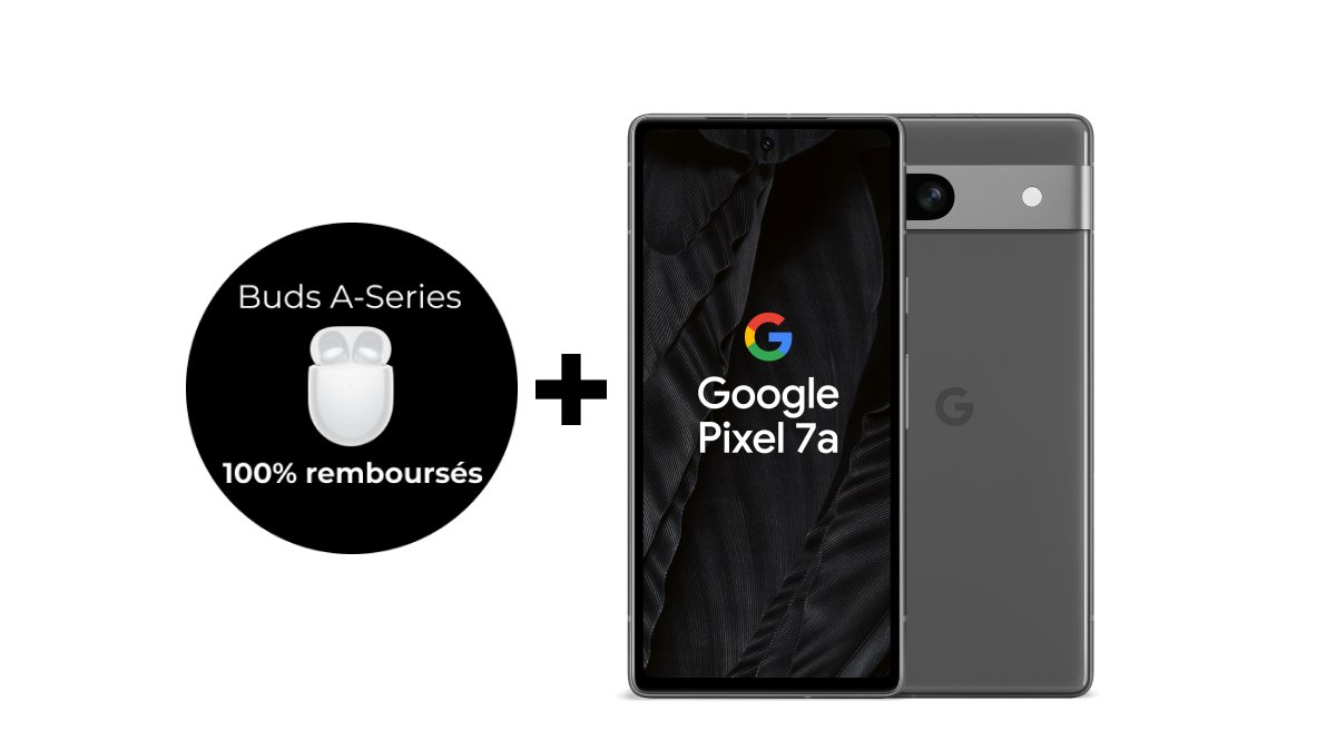 Le google Pixel 7a en promo avec ce forfait mobile 20Go sans engagement à prix réduit