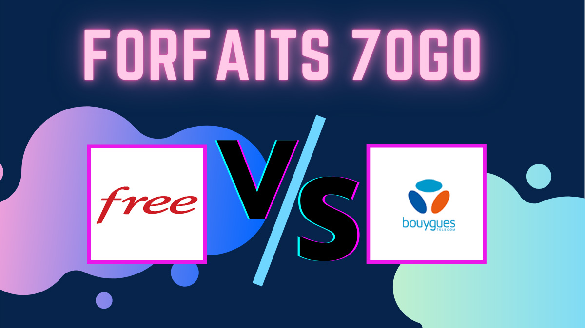 Le match des forfaits mobiles 70Go : quelle promo choisir entre Free Mobile et Bouygues Telecom ?
