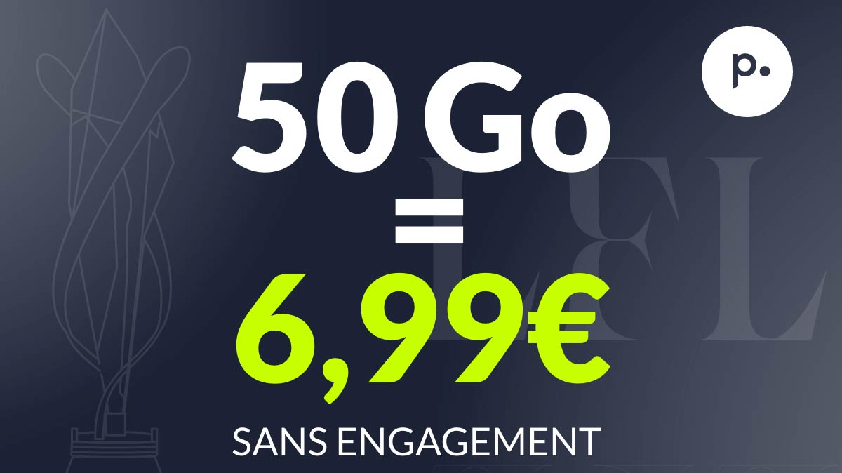 L'été sera magique avec ce forfait mobile sans engagement 50Go à 6,99 € par mois !